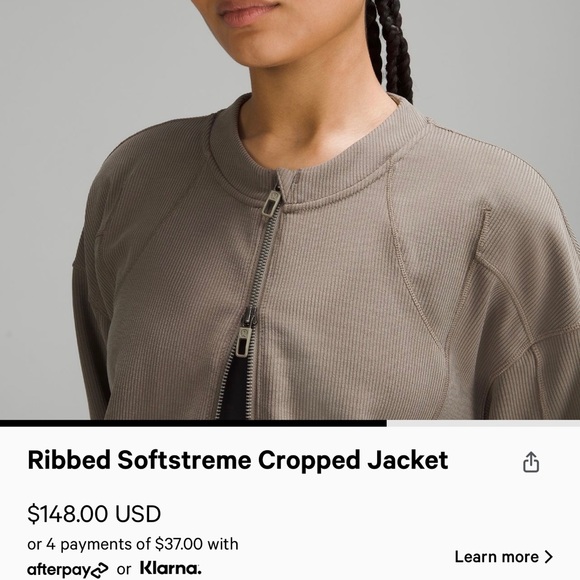 NWOT Lululemon Jacket sz 4 - softstream material (no top, no pants) - Picture 8 of 8